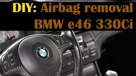 . . E46 passenger airbag removal